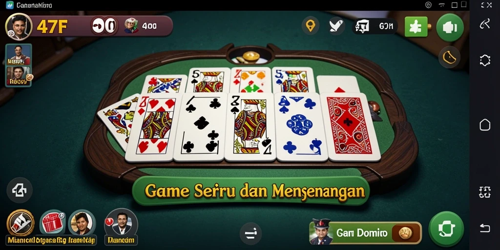 Screenshot gameplay dominonya yang seru dan interaktif.