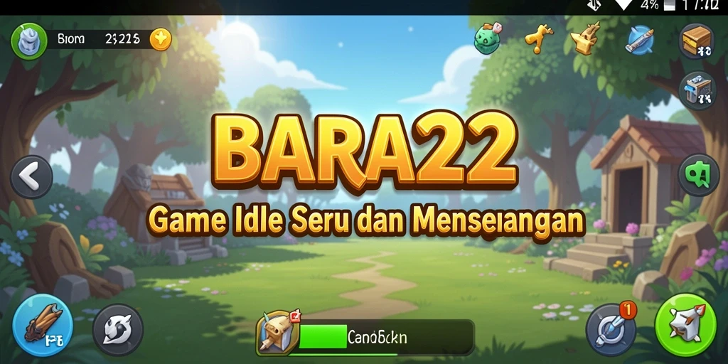 Tampilan gameplay BARA22 yang menarik dan seru.