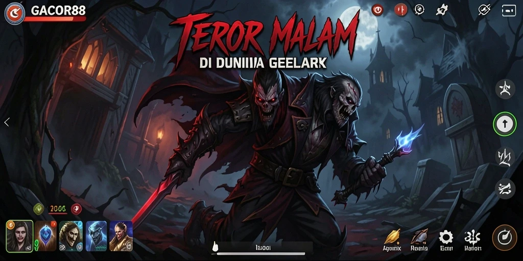 Tampilan gameplay GACOR88 yang menyeramkan dan mencekam.