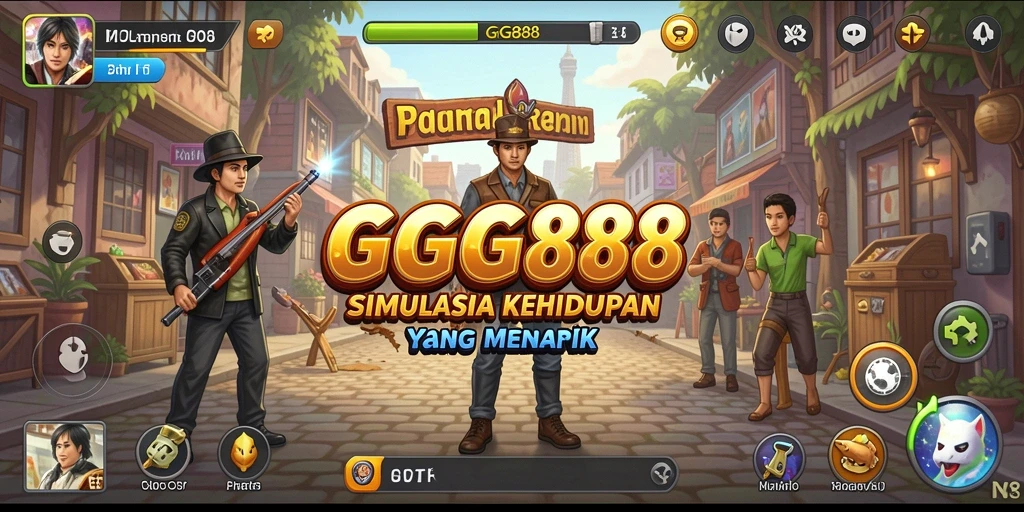 Gameplay menarik GGG888 menampilkan simulasi kehidupan yang realistis.