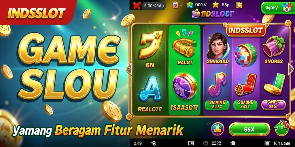 Tampilan gameplay yang menarik dan penuh warna dari INDSLOT.