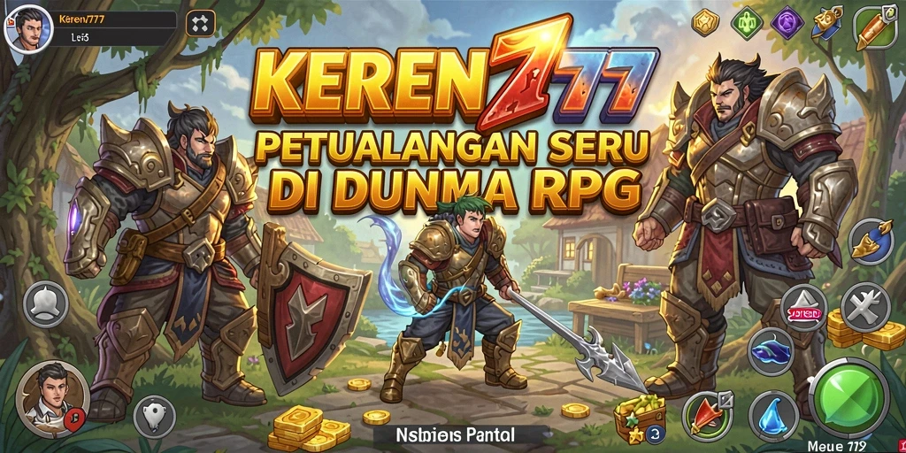 Tampilan gameplay seru dalam KEREN777 dengan aksi RPG mendebarkan.