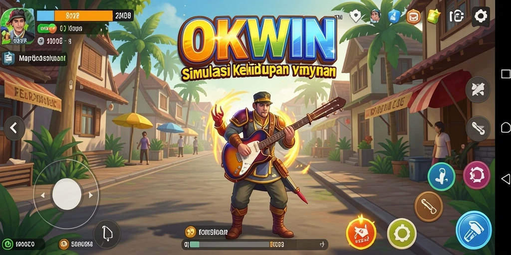 Gameplay OKWIN yang menarik dan interaktif di dunia simulasi.
