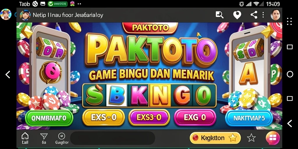 Tampilan gameplay Bingo yang seru di PAKTOTO.