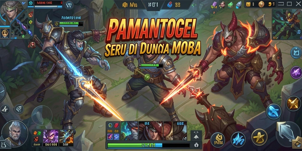 Tampilan gameplay seru dari PAMANTOGEL dengan karakter yang dinamis.