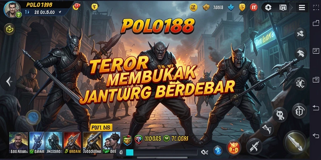 Screenshot utama POLO188 menampilkan suasana gameplay yang mencekam.