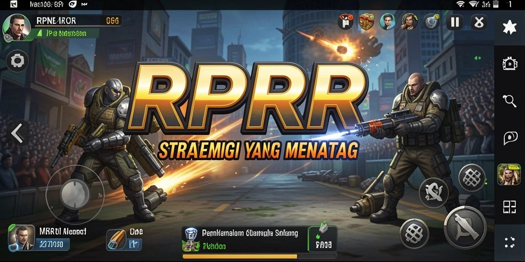 Screenshot RPRR menampilkan aksi strategi yang seru dan mendebarkan.