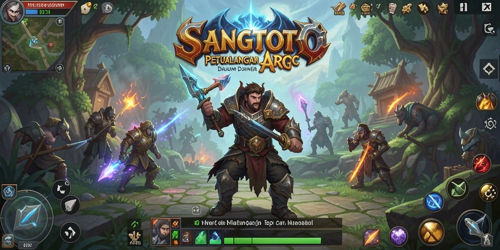 Tampilan gameplay menarik dari game ARPG SANGTOTO.