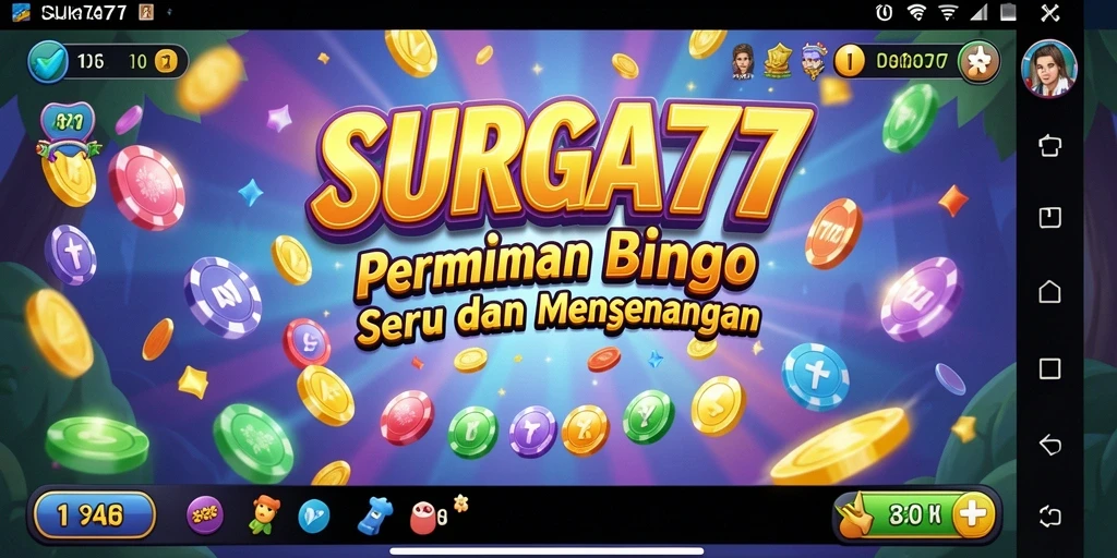 Tampilan gameplay Bingo yang menyenangkan di SURGA77.